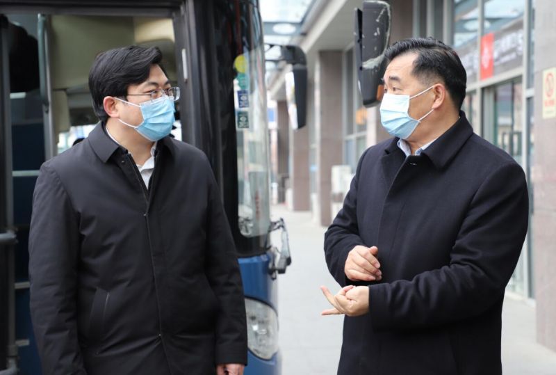市委常委、武進區(qū)委書記喬俊杰督查武進汽車站春運及疫情防控工作